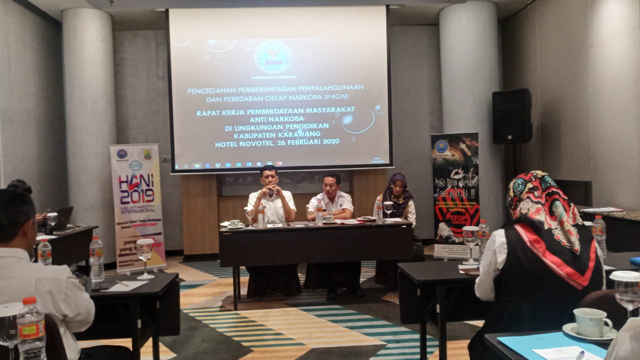 Kegiatan Rapat Kerja Pemberdayaan Masyarakat Anti Narkoba di Lingkungan Pendidikan TA. 2020