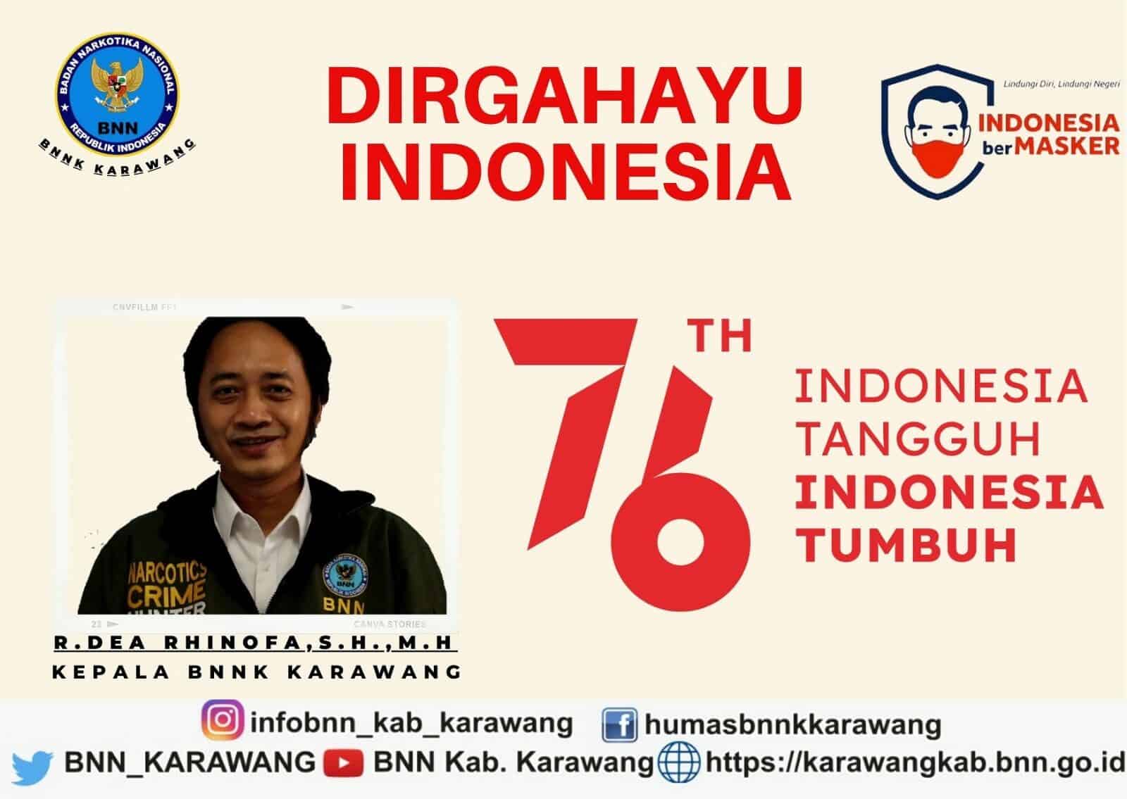 DIRGAHAYU INDONESIA KE-76 “INDONESIA TANGGUH I